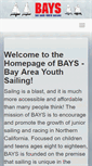 Mobile Screenshot of bayarea-youthsailing.com